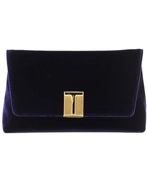 Tom Ford Velvet Cross Body Bag - Black