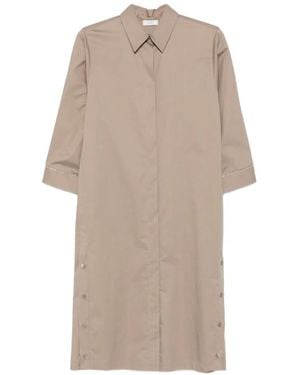 Peserico Button-Down Blousejurk - Naturel