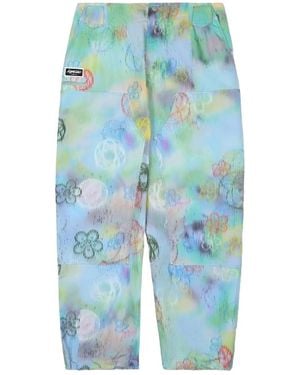 KENZO X Futura 2000 Floral-Print Pants - Blue