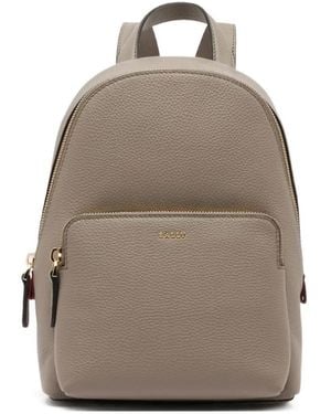 Bally Kleine Rugzak Van Bewerkt Leer - Naturel