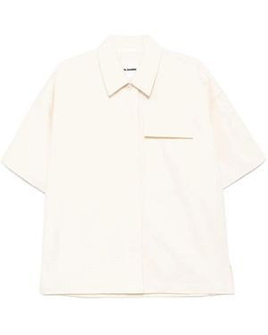 Jil Sander コットン ジャケット - ホワイト