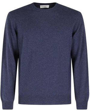 FILIPPO DE LAURENTIIS Crew-Neck Jumper - Blue