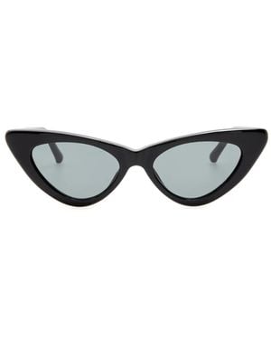 The Attico X Linda Farrow Dora Cat-Eye Sunglasses - Grey