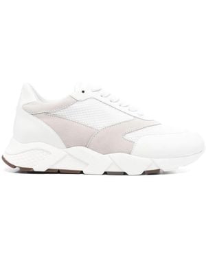 Peserico Sneakers Con Design A Inserti - Bianco