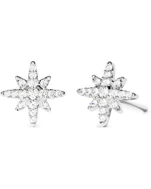 Apm Monaco Météorites Crystal-Embellished Mini Earrings - White
