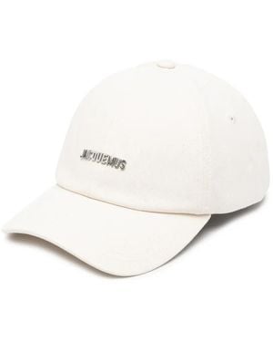 Jacquemus Logo-Plaque Baseball Cap - White