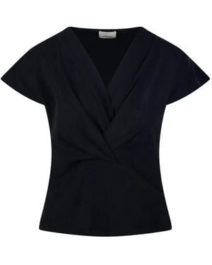 Isabel Marant Nadrine Cap-Sleeve T-Shirt - Black
