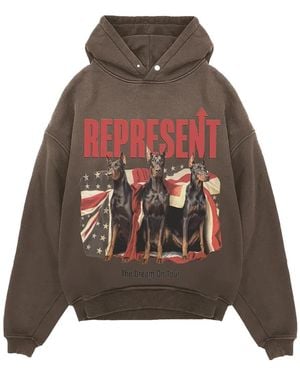Represent The Dream On Tour Hoodie - Brown