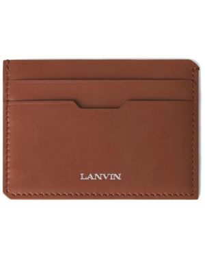 Lanvin Leather Cardholder - Brown