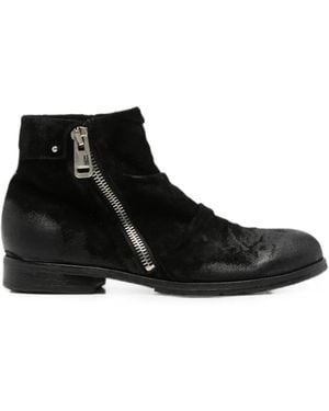 A.s.98 Clash Stiefeletten Mit Reißverschluss - Schwarz