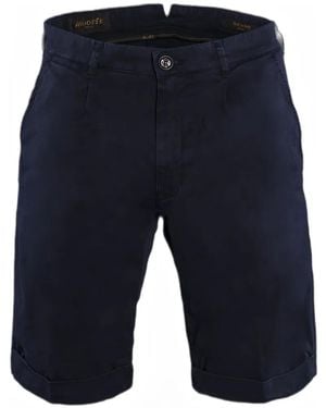 Moorer Alicudi-Sec Tailored Shorts - Blue