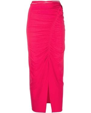 Self-Portrait Skirts Fuchsia - Pink