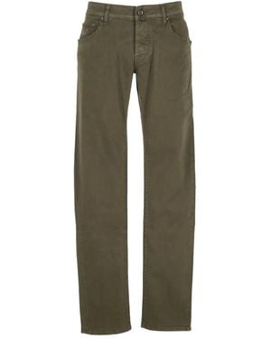 Jacob Cohen Jean À Coupe Droite - Green