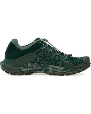 Mammut Hueco Knit Ii Low Camouflage Sneakers - Green