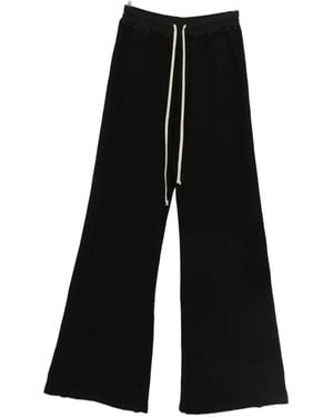Rick Owens Pusher drawstring-waist trousers - Schwarz