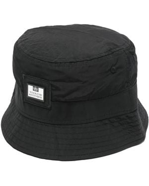 Weekend Offender Sombrero de pescador con parche del logo - Negro