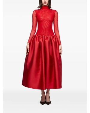 Atu Body Couture Long-Sleeve Dress - Red