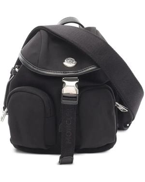 Moncler Trick Buckle-Closure Crossbody Bag - Black