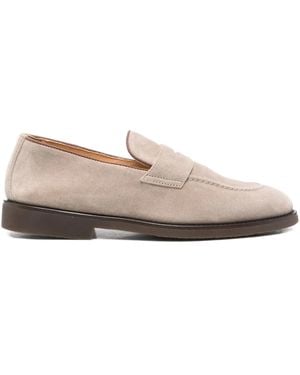 Brunello Cucinelli スエード ローファー - ナチュラル