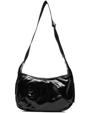 Jack Gomme Bolso De Hombro Brillante - Negro