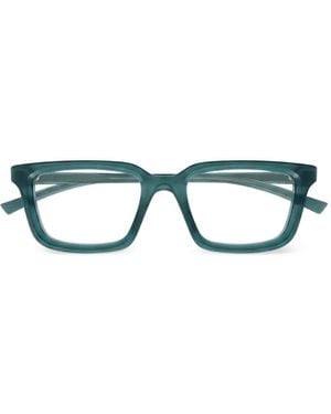 Gucci Eckige Gg Brille - Blau