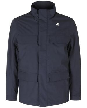 K-Way Manuene Multi-Pocket Jacket - Blue