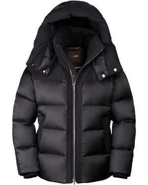 Moorer Agordo-Shk Hooded Padded Jacket - Black