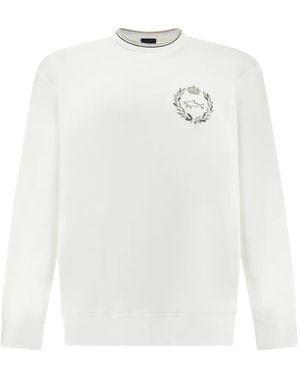 Paul & Shark Shark-Embroidery Sweatshirt - White