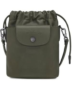 Longchamp Small Le Pliage Bucket Bag - Green