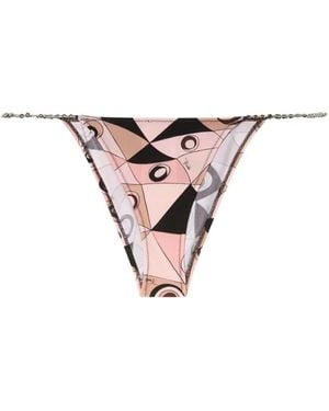 PUCCI Occhi-Print Bikini Bottom - Natural