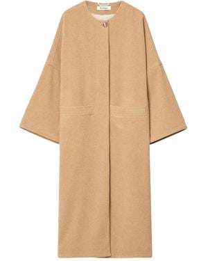 Rodebjer Nusa Bell-Sleeve Coat - Natural