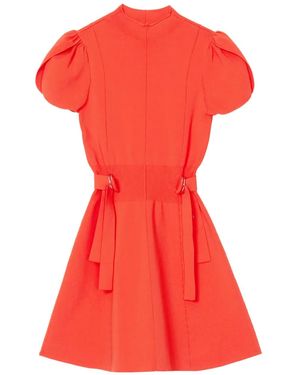 3.1 Phillip Lim Ribgebreide Mini-Jurk - Rood
