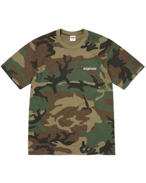 Supreme Camouflage T-Shirt - Green