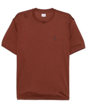 C.P. Company Cognac Logo-Print T-Shirt - Red