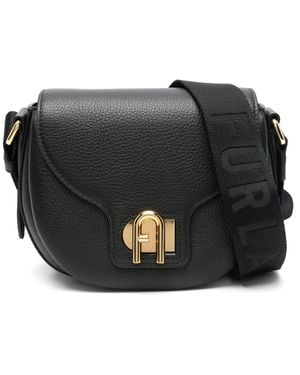 Furla レザー ショルダーバッグ - ブラック
