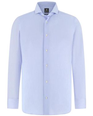BOGGI Naples Striped Shirt - Blue