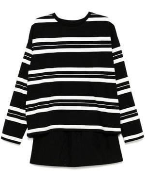 B+ AB Matching Two-Piece Set - Black