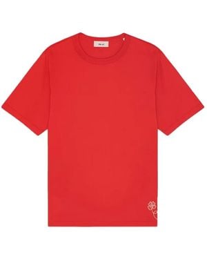 NN07 Clover Print T-Shirt - Red