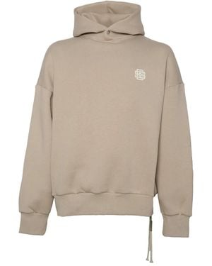State of Order Felpa logo hooded knitwear - Neutro