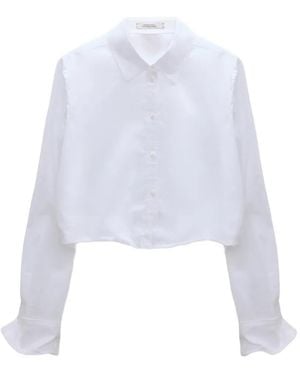 Dorothee Schumacher Pure Power Cropped Shirt - White