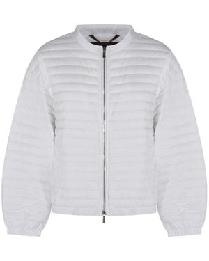 Moorer Quilted zip jacket - Gris