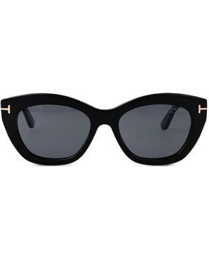 Tom Ford Gafas de sol Linda-02 con montura cat eye - Negro