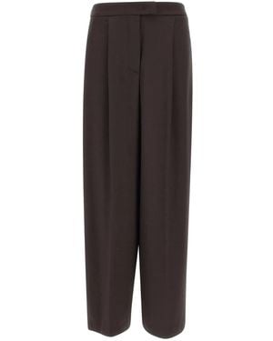 Kaos Pantalones con detalle de pliegues - Marrón