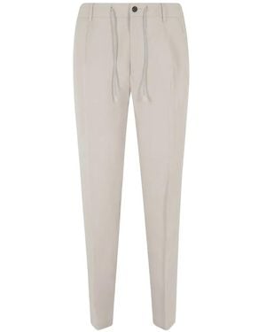 Eleventy Drawstring-Waist Pants - Gray