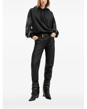 AllSaints Sudadera con capucha y cristal - Negro