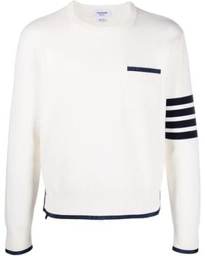 Thom Browne 4bar プルオーバー - ホワイト