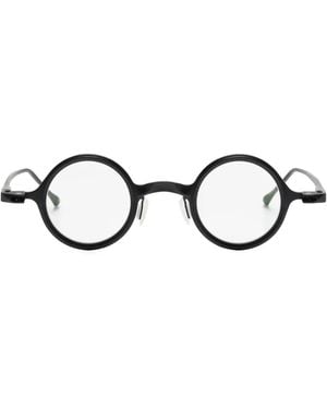 Rigards X Ziggy Chen Round-Frame Glasses - Black