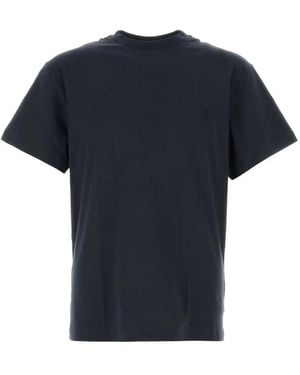 Jil Sander Camiseta Con Cuello Redondo - Azul