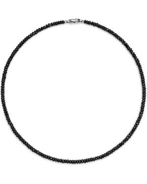 David Yurman Sterling Zilveren Halsketting Met Spirituele Kralen (5Mm) - Metallic