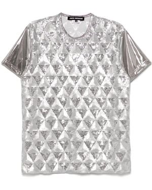 Junya Watanabe Sequin-Embellished T-Shirt - White